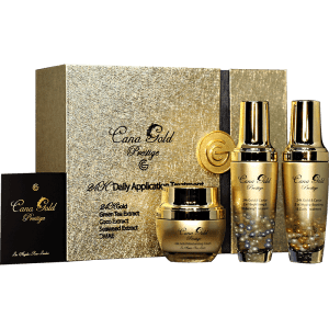 Gift Set: 24k Gold & Caviar Daily Application Treatment